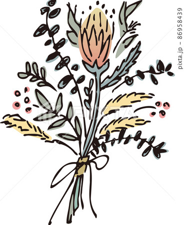 ドライフラワー プリザーブドフラワーのイラスト素材集 ピクスタ