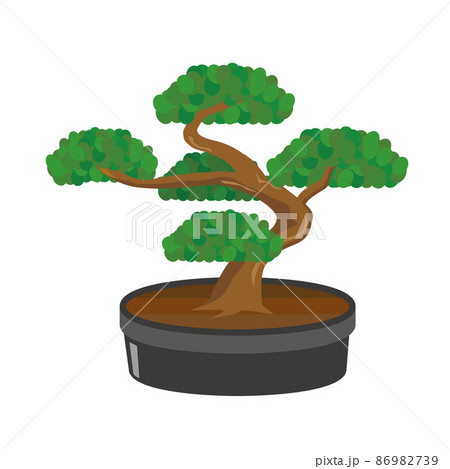 盆栽のイラスト素材集 ピクスタ