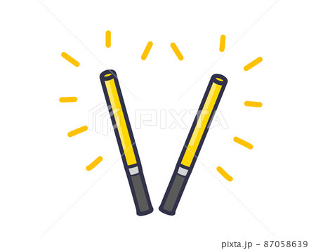 サイリウムのイラスト素材 サイリウムのイラスト素材