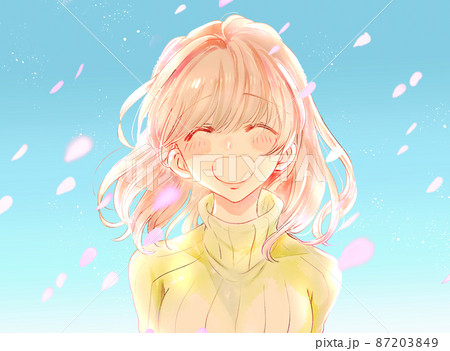 タートルネックのイラスト素材