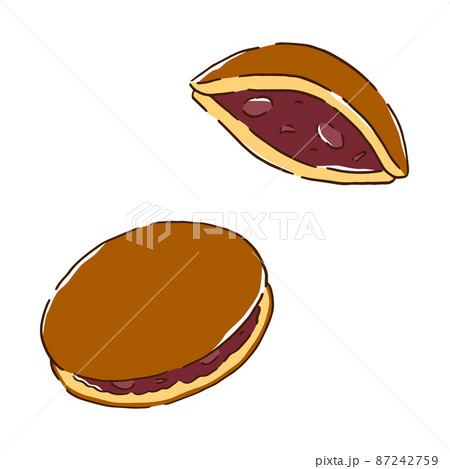 どら焼きのイラスト素材集 ピクスタ