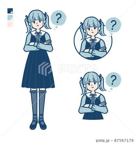 ゴスロリのイラスト素材