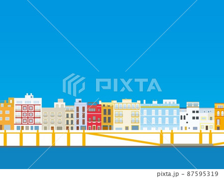 セビリア 街並み 通り スペインの写真素材 - PIXTA 絵画 セリビヤの街並み