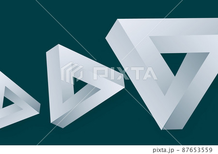 騙し絵 図形のイラスト素材 騙し絵 図形のイラスト素材