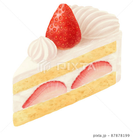 ショートケーキのイラスト素材集 ピクスタ