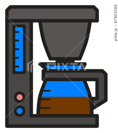 コーヒーメーカーのイラスト素材