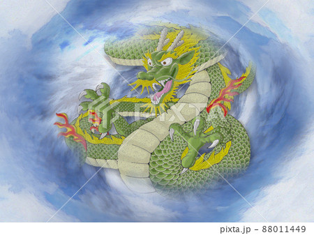 龍 ドラゴンのイラスト素材集 ピクスタ