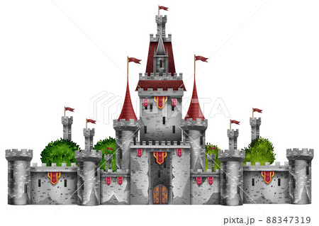 城塞都市のイラスト素材 城塞都市のイラスト素材