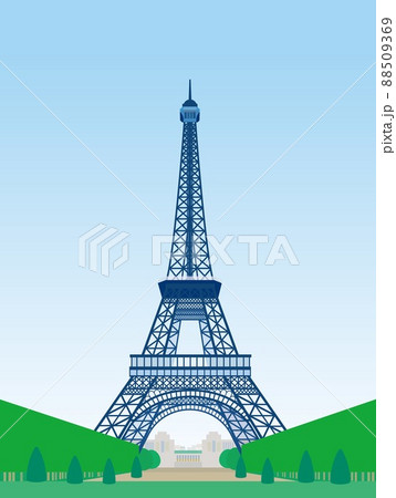 エッフェル塔のイラスト素材集 ピクスタ