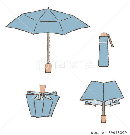 かさ 傘 イラスト 可愛いのイラスト素材