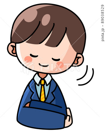 頷くのイラスト素材