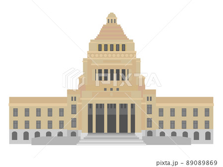 国会議事堂のイラスト素材集 ピクスタ