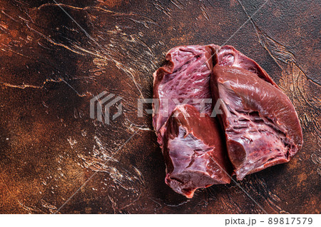 心臓 リアルの写真素材