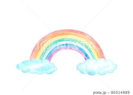 虹の橋のイラスト素材