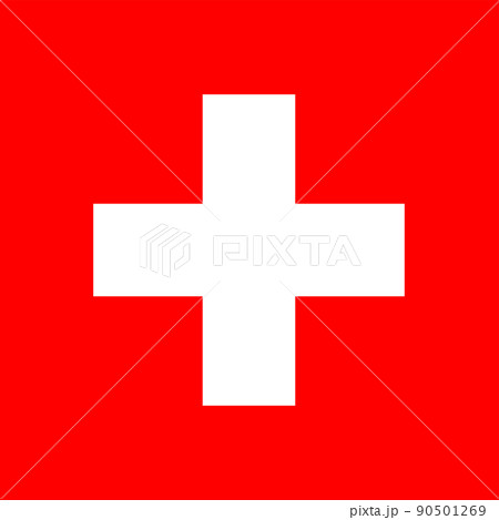 スイス国旗のイラスト素材 - PIXTA
