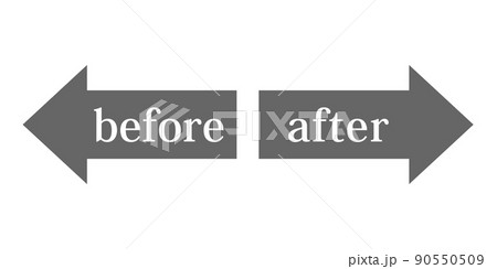 Before Afterのイラスト素材