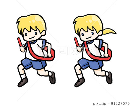 タスキのイラスト素材