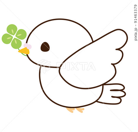 平和の象徴 鳩のイラスト素材