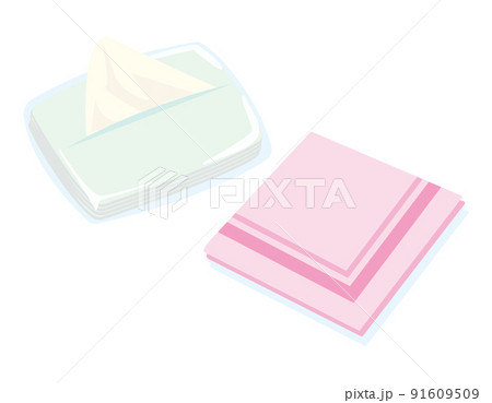 ポケットティッシュのイラスト素材