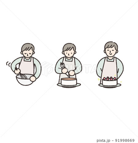 ホイップクリームのイラスト素材