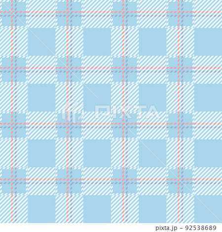 ギンガムチェック 模様 水色 ギンガム 壁紙の写真素材