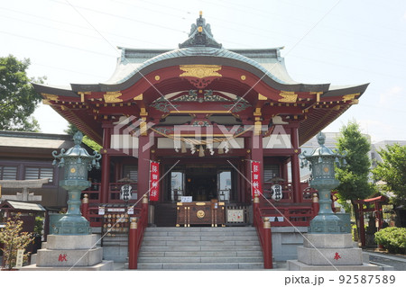 羽田航空神社の写真素材