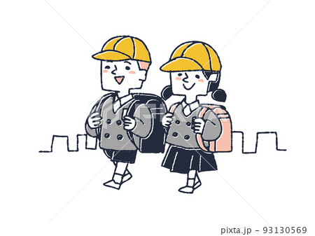 小学校入学のイラスト素材