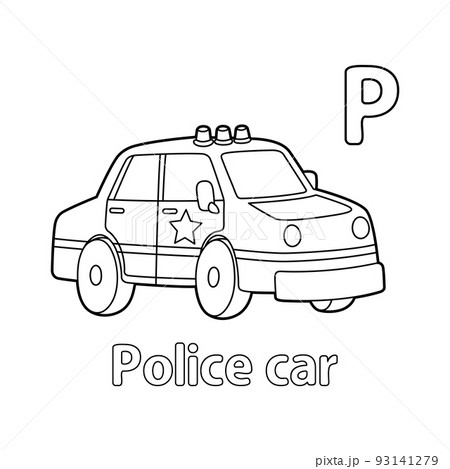 Police Car Drawing Images – Browse 26,581 Stock Photos, Vectors, and Video