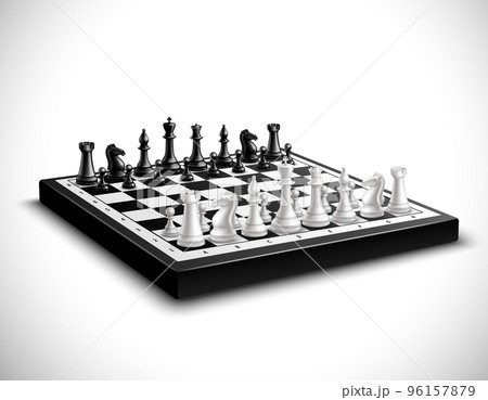Set of chess pieces sketch. hand-drawn black - Stock Illustration  [95410990] - PIXTA