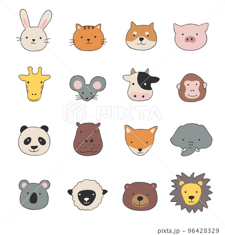 面白い動物のイラスト素材集 ピクスタ