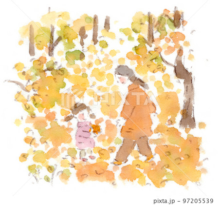 子供 公園 水彩画 遊ぶのイラスト素材 - PIXTA