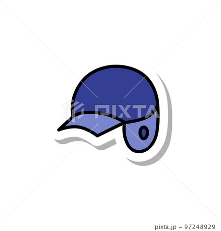 怪我 事故 野球 スポーツのイラスト素材