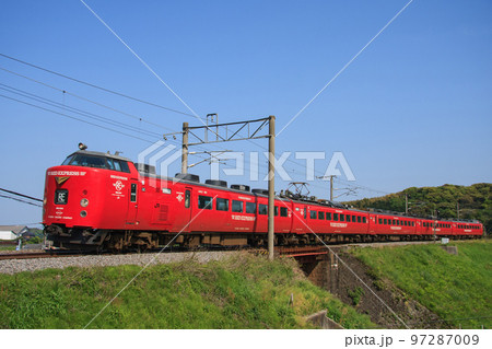 e*6様 JR九州　485系レッドエクスプレス用　側面方向幕ロール e*6様 JR九州 485系レッドエクスプレス用 側面方向幕ロール