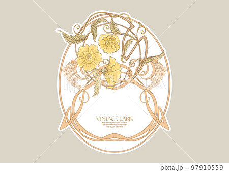 アール・ヌーヴォーの花模様 |本 | 通販 | Amazon