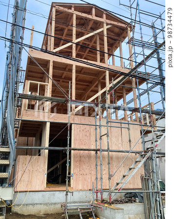 集合住宅の建築現場のイメージ