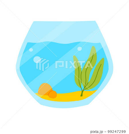 Empty Fish Cartoon Cartoon Empty Fish Bowl