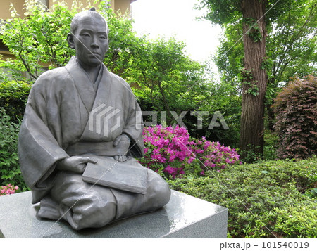 吉田松陰先生銅像の写真素材 - PIXTA