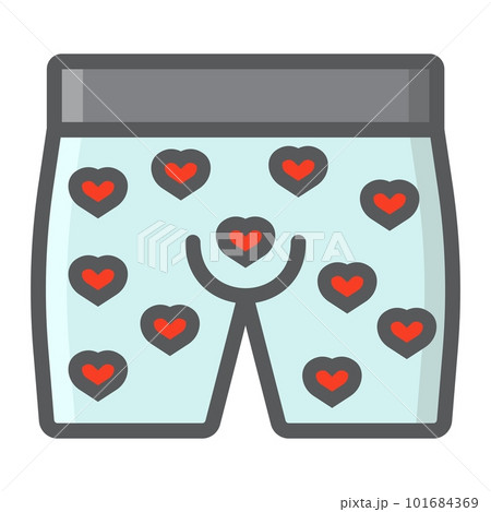 Sexy women underwear glyph icon, valentines day and bikini, g • wall  stickers solid, glyphs, buttons
