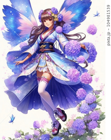 着物を着た女性