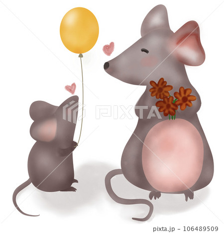 ねずみのしっぽ 尻尾のイラスト素材 - PIXTA