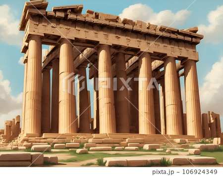 パルテノン神殿のイラスト素材 - PIXTA