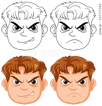 Scared Face Cartoon Expression Stock Illustrations – 10,087 Scared