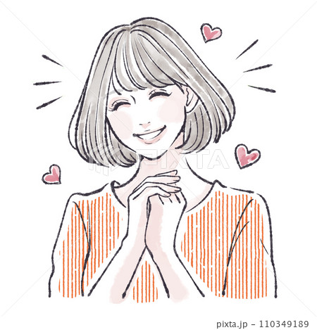 ❤超美人★手書き美人イラスト(220602)★配送無料 美人のイラスト素材 - PIXTA