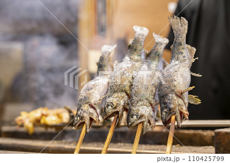 ヤマメ塩焼きの写真素材 - PIXTA