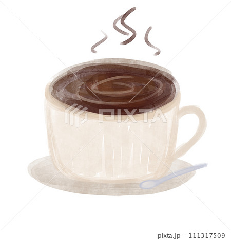 水彩画 水彩 コーヒー 珈琲のイラスト素材 - PIXTA