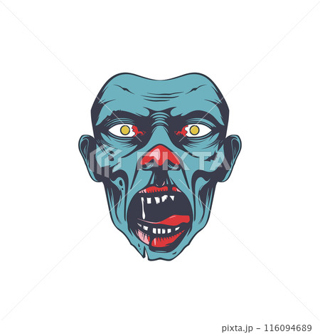 ゾンビ 顔 面 面子のイラスト素材 - PIXTA