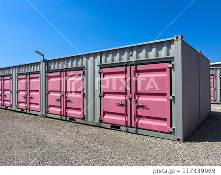 おしゃれな屋外型のレンタルコンテナのイメージ