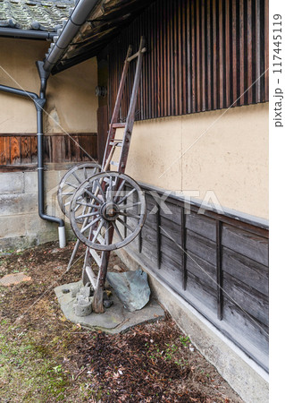 大八車 車輪の写真素材 - PIXTA