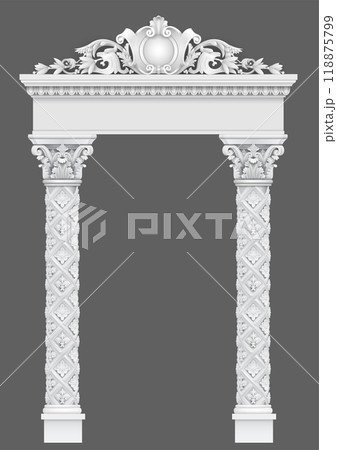 インテリア 宮殿 支える 柱のイラスト素材 - PIXTA