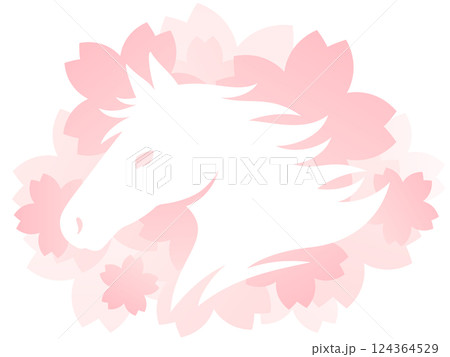 桜 さくら 横 横向きのイラスト素材 - PIXTA